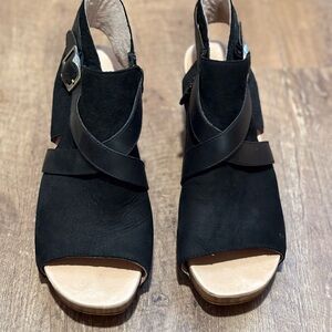 Dansko Black Women's Sandals